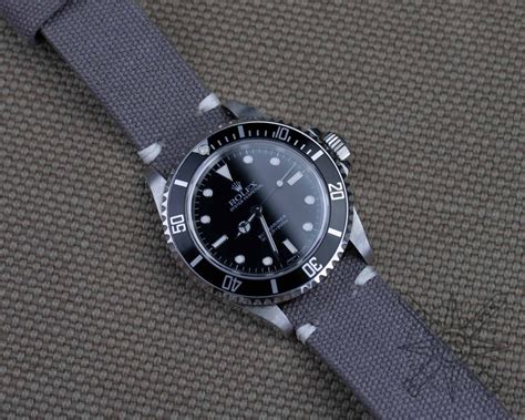 vintage rolex canvas strap|Discover Why Canvas Straps Are Perfect for Your Rolex Submariner.